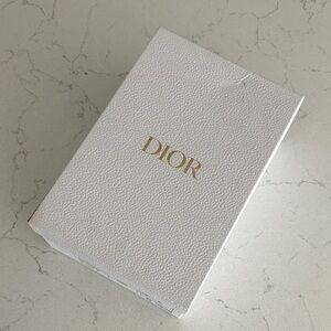 Dior White Textured Shoe Box